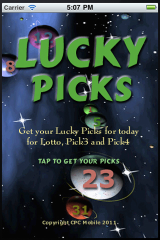 LuckyPicks es Pega3/4 y Loto en tu iPhone - Clic AQUI